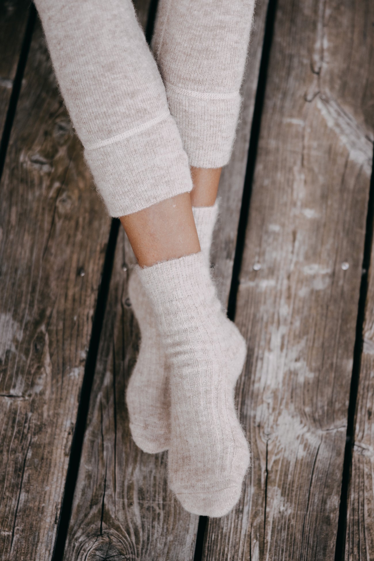 Kuschelsocke - Alpaka