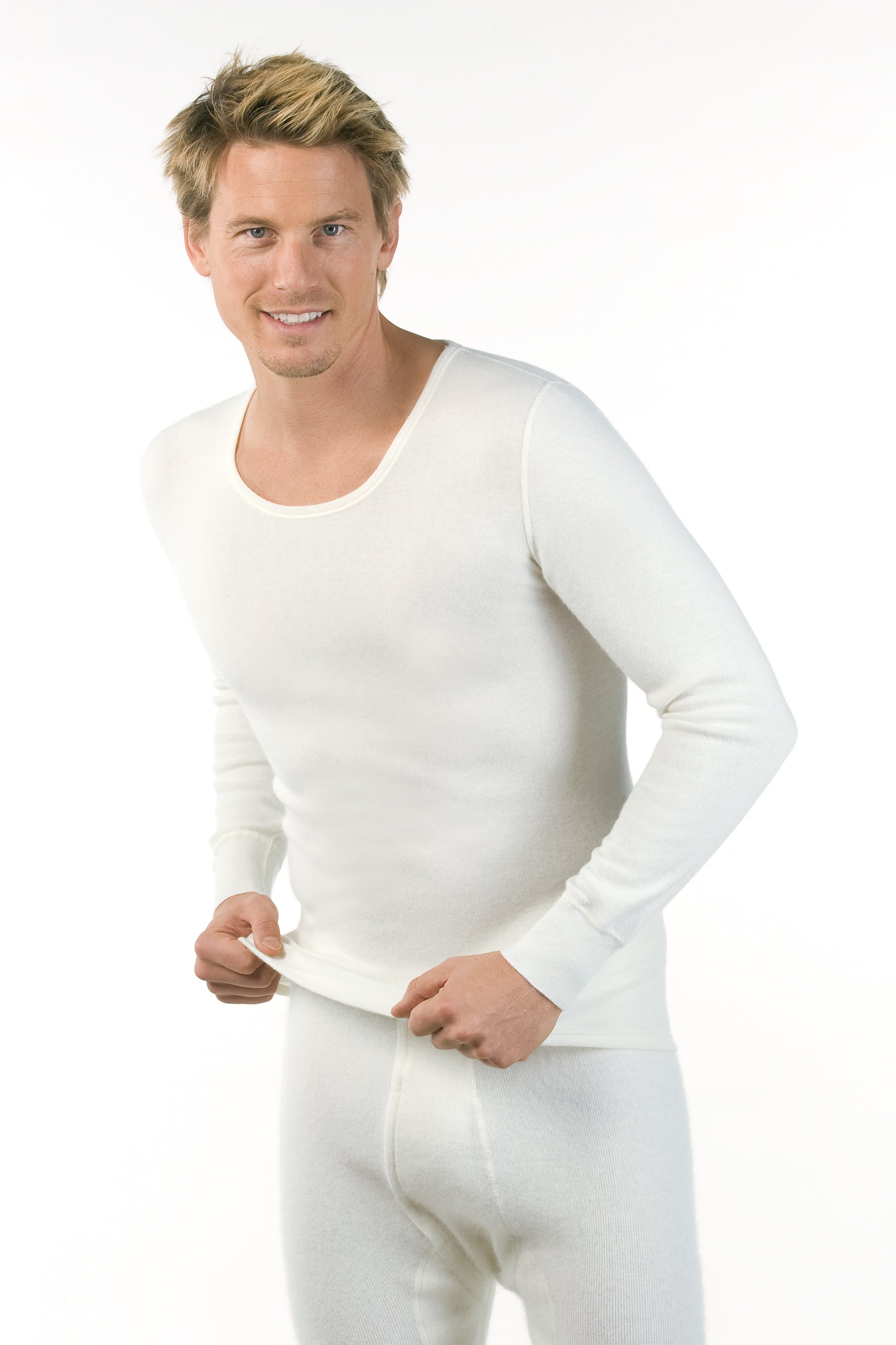 Herren Hemd Langarm - Angora - Baumwolle aus Japan-Kollektion.