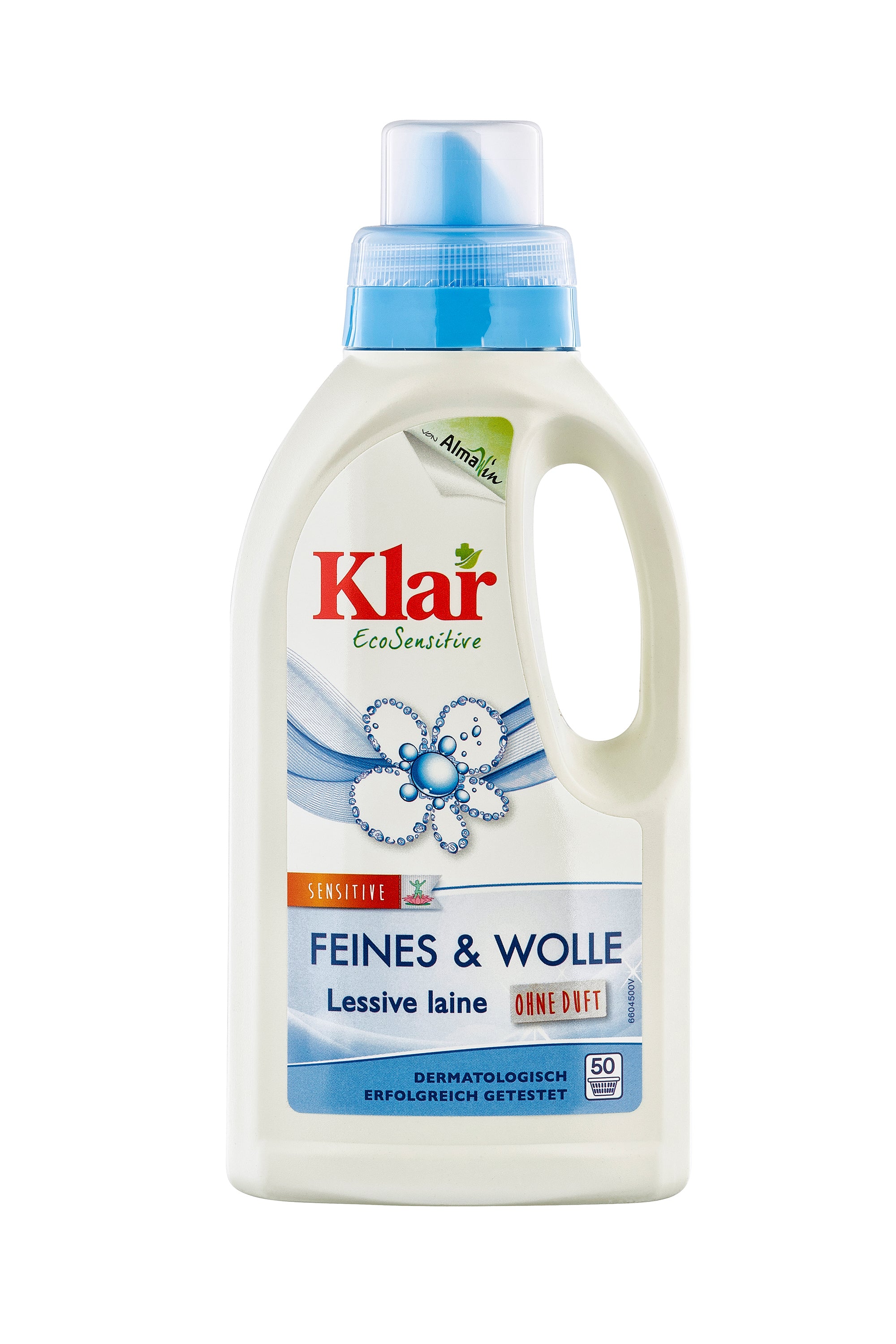 AlmaWin-Klar Feines und Wolle ohne Duftstoffe, plastikflasche.