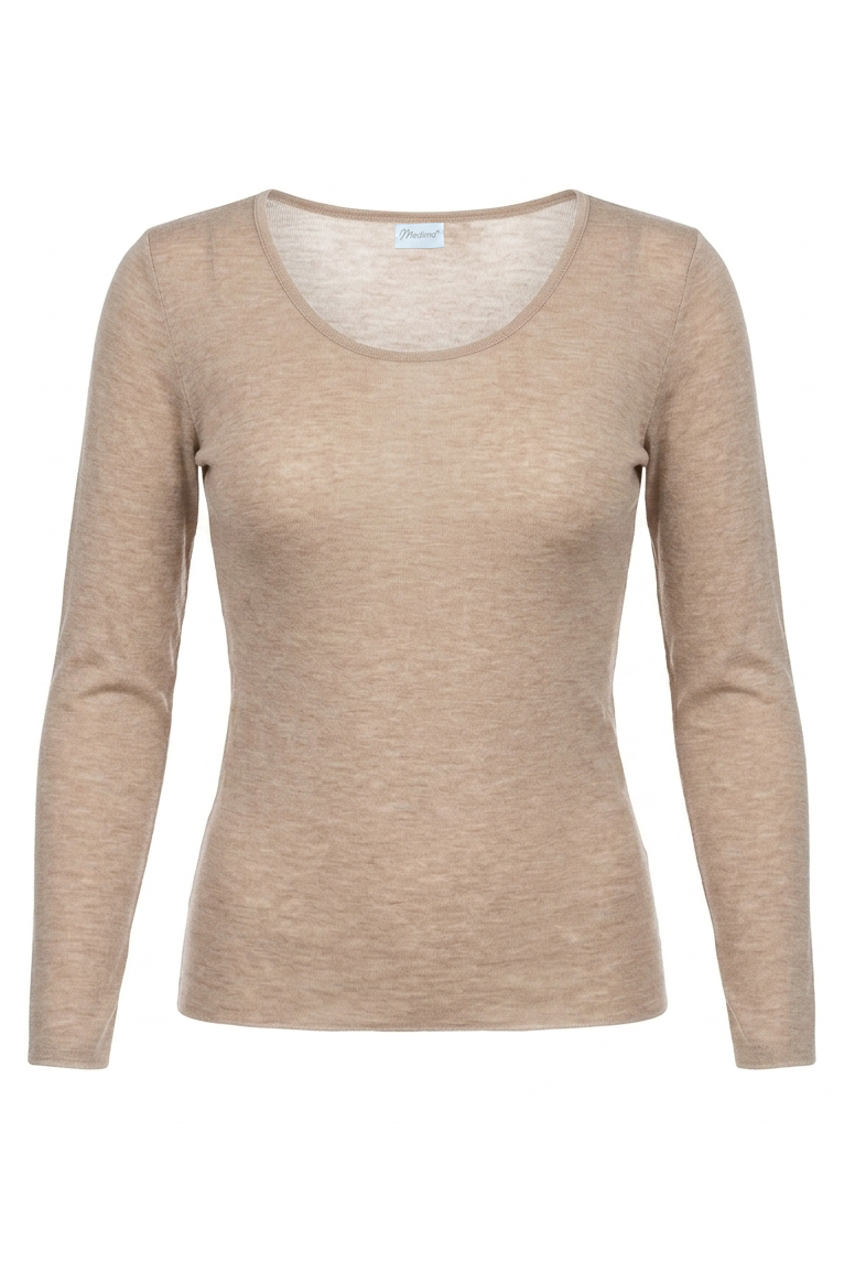 Damen Hemd langarm - Merino - Tencel