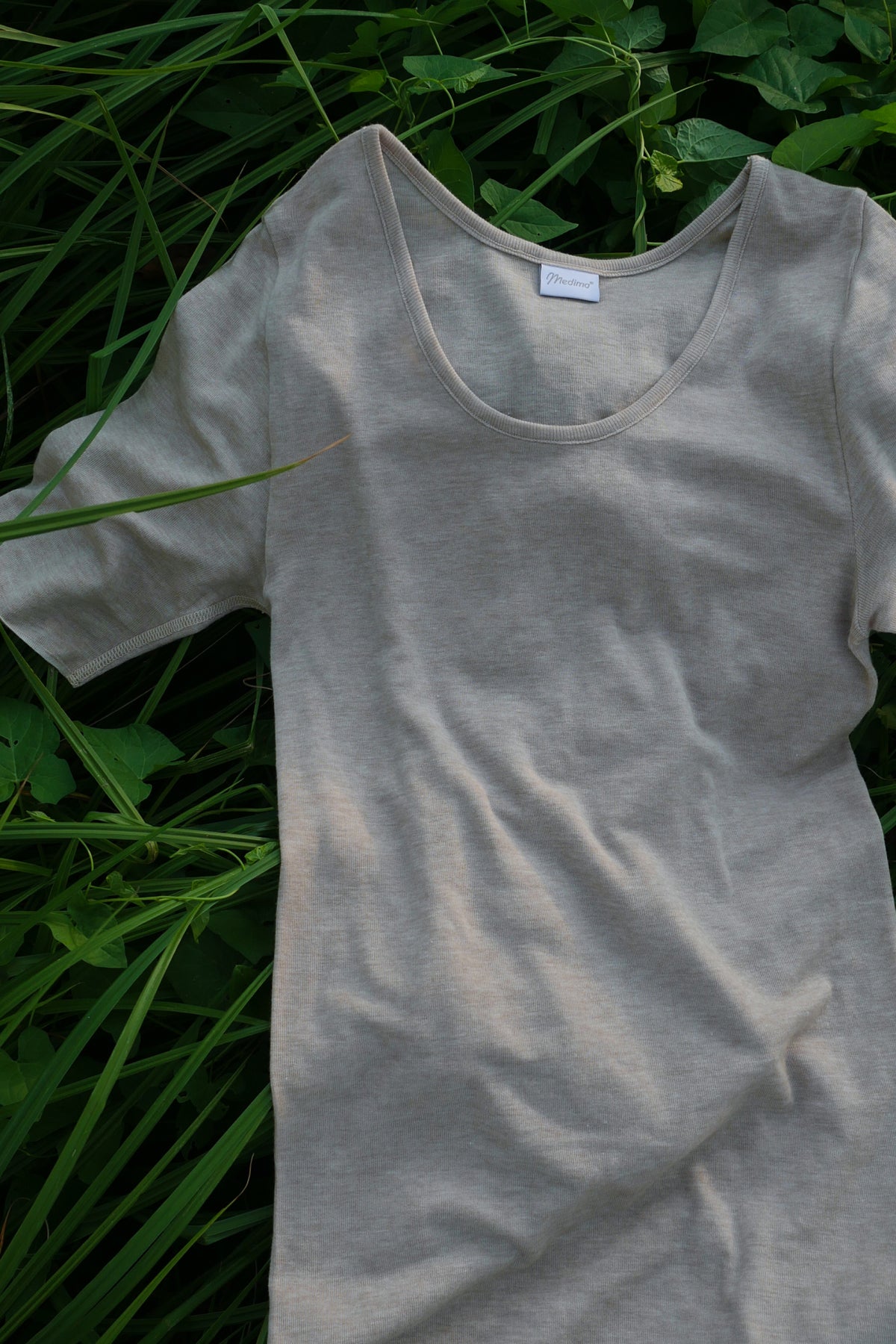 Damen Hemd halbarm - Merino - Tencel