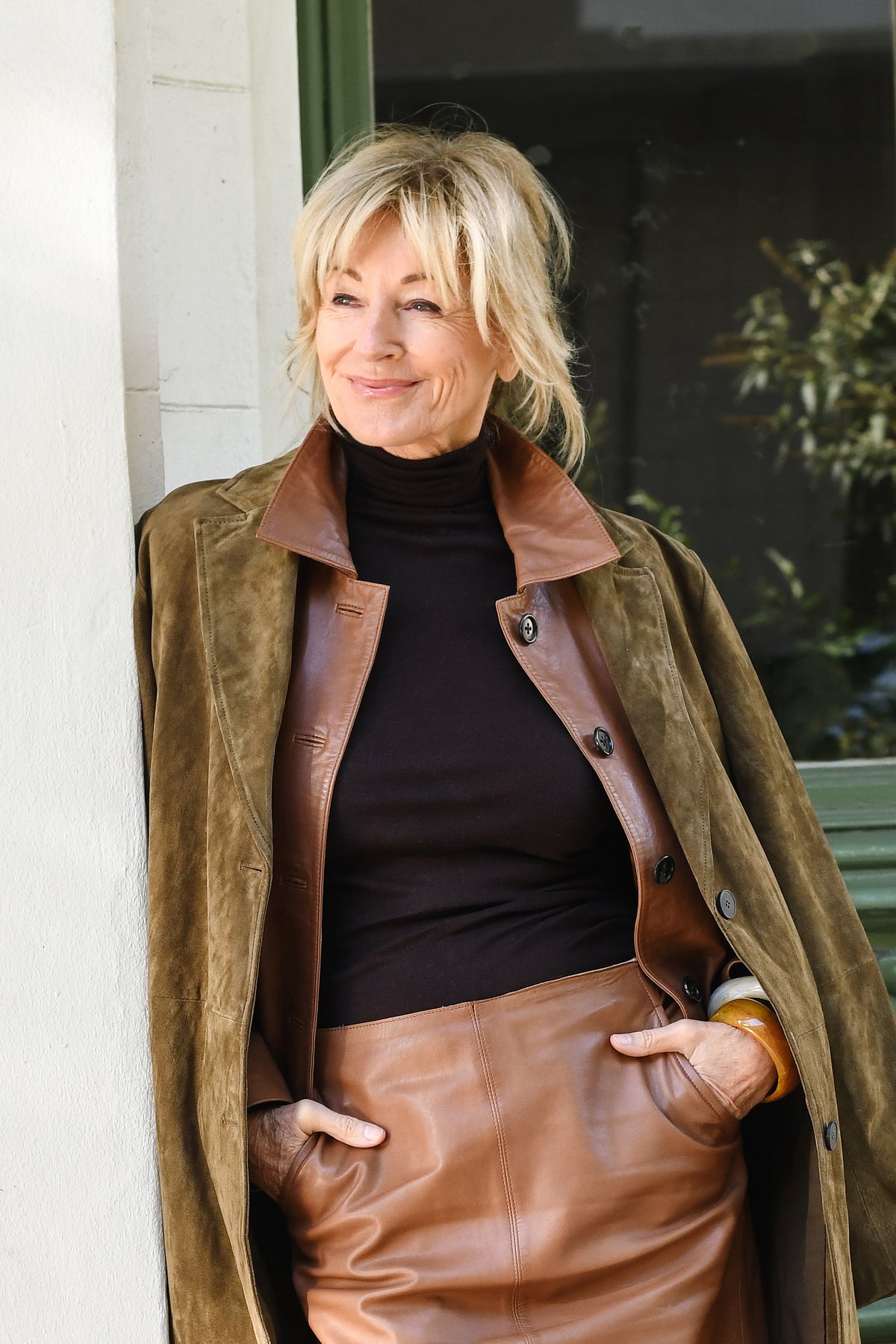 Damen-Rollkragenpullover aus Kaschmir-Seide, schwarz, Rollkragen, langarm