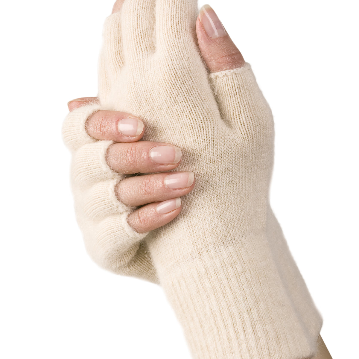mildeen handschuhe halbe Finger aus Angora Mechanical Gloves Brendler Gifhorn Größe:7 | S