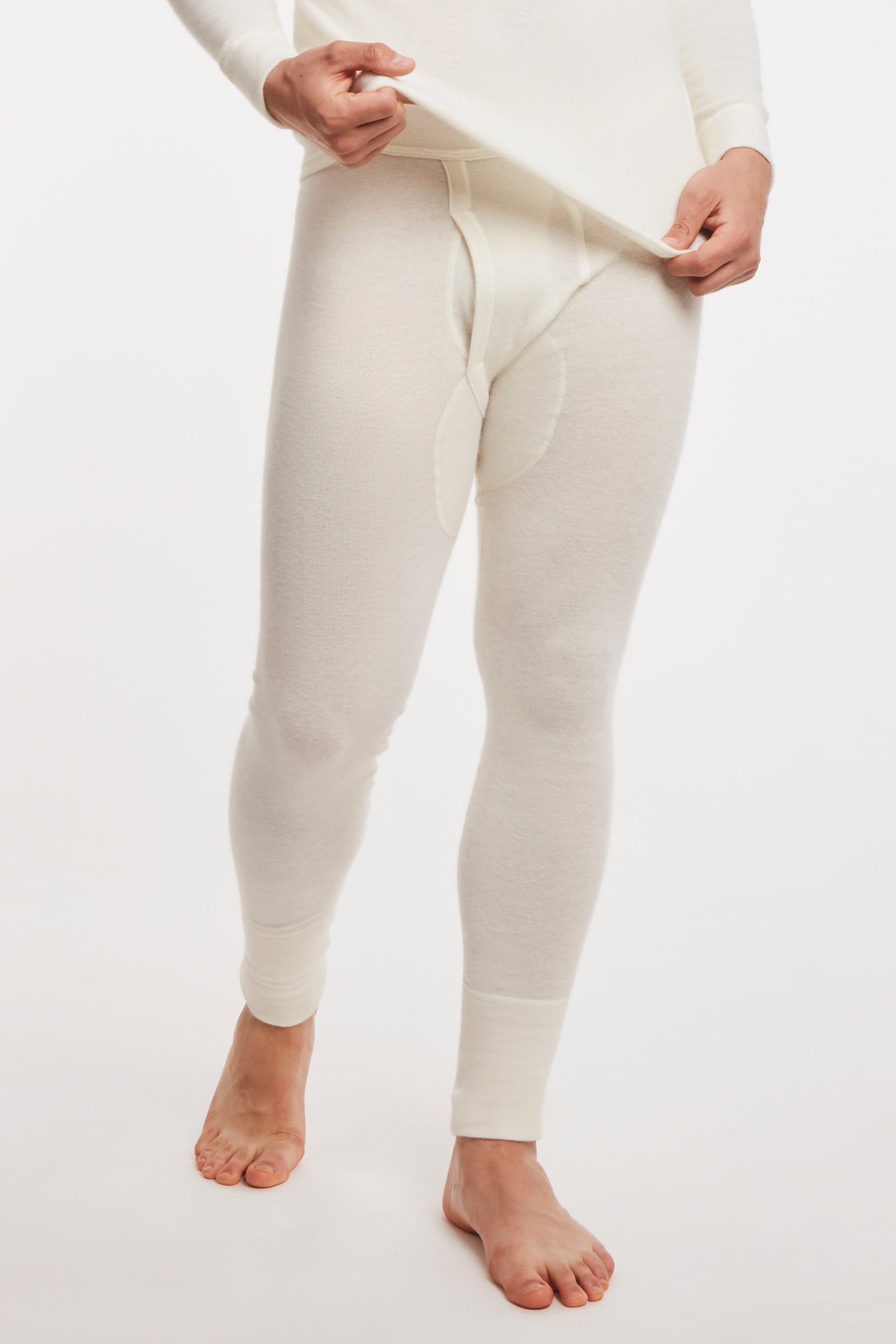 Herren Hose lang mit Eingriff - Angora 20, funktional und wärmend.