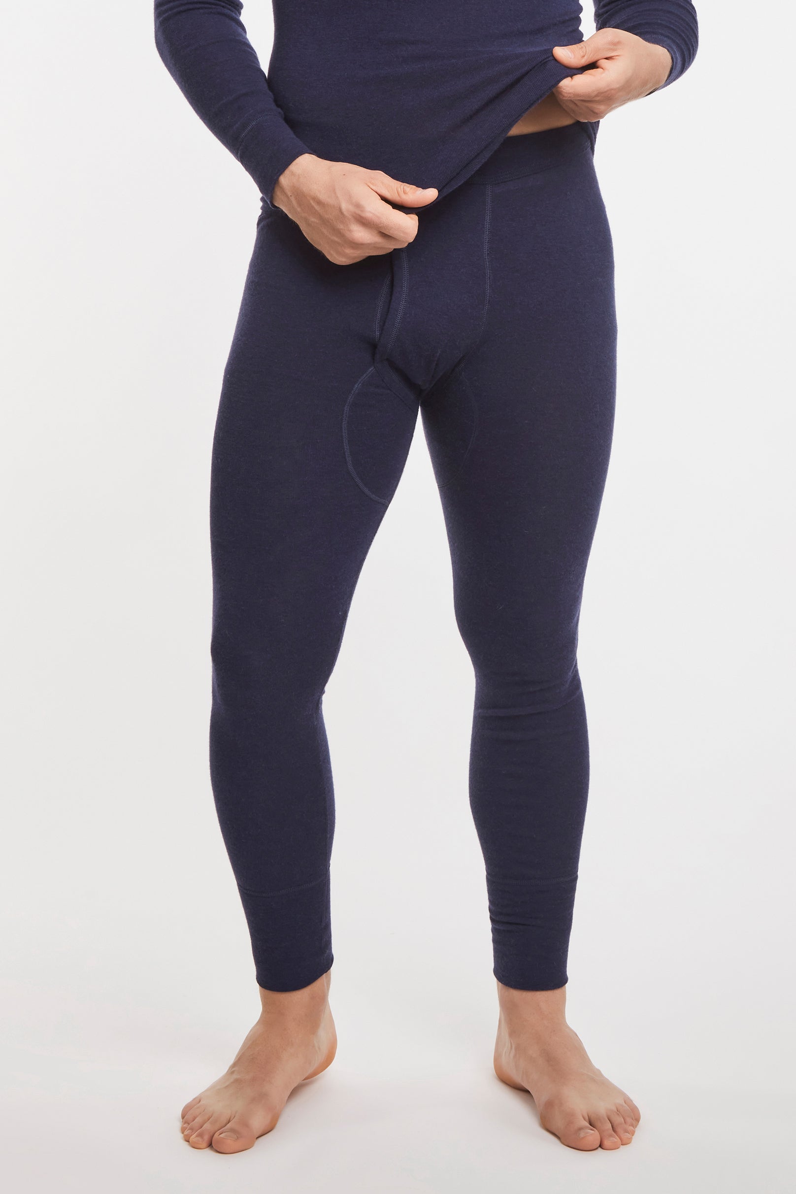 Herren Hose lang mit Eingriff - Angora 20, funktional und wärmend.