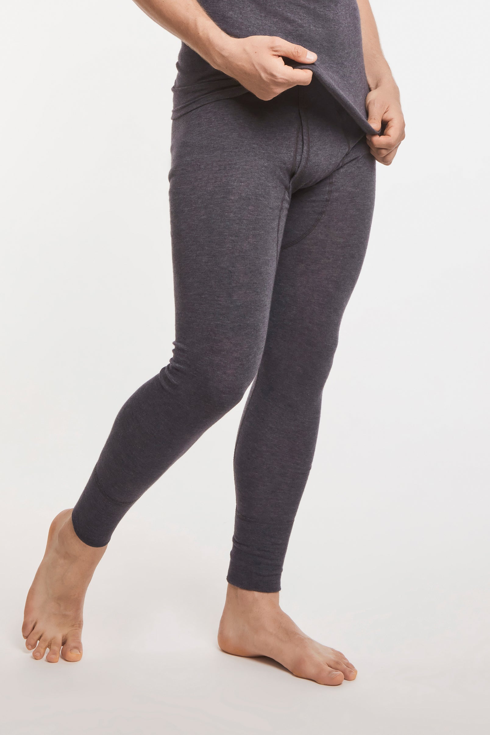 Herren Hose lang mit Eingriff - Angora 20, funktional und wärmend.