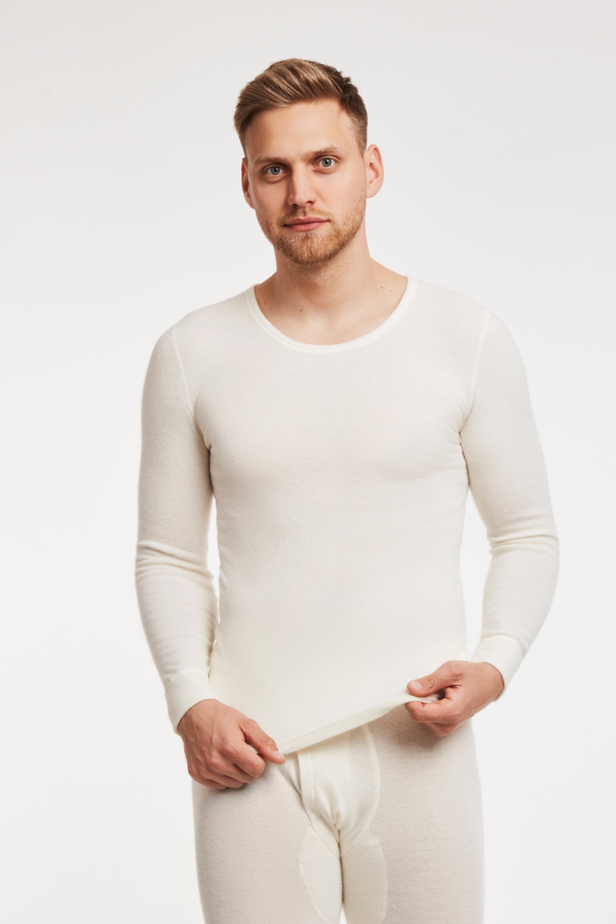 Angora 20 Herren - BUNDLE langarm weiß