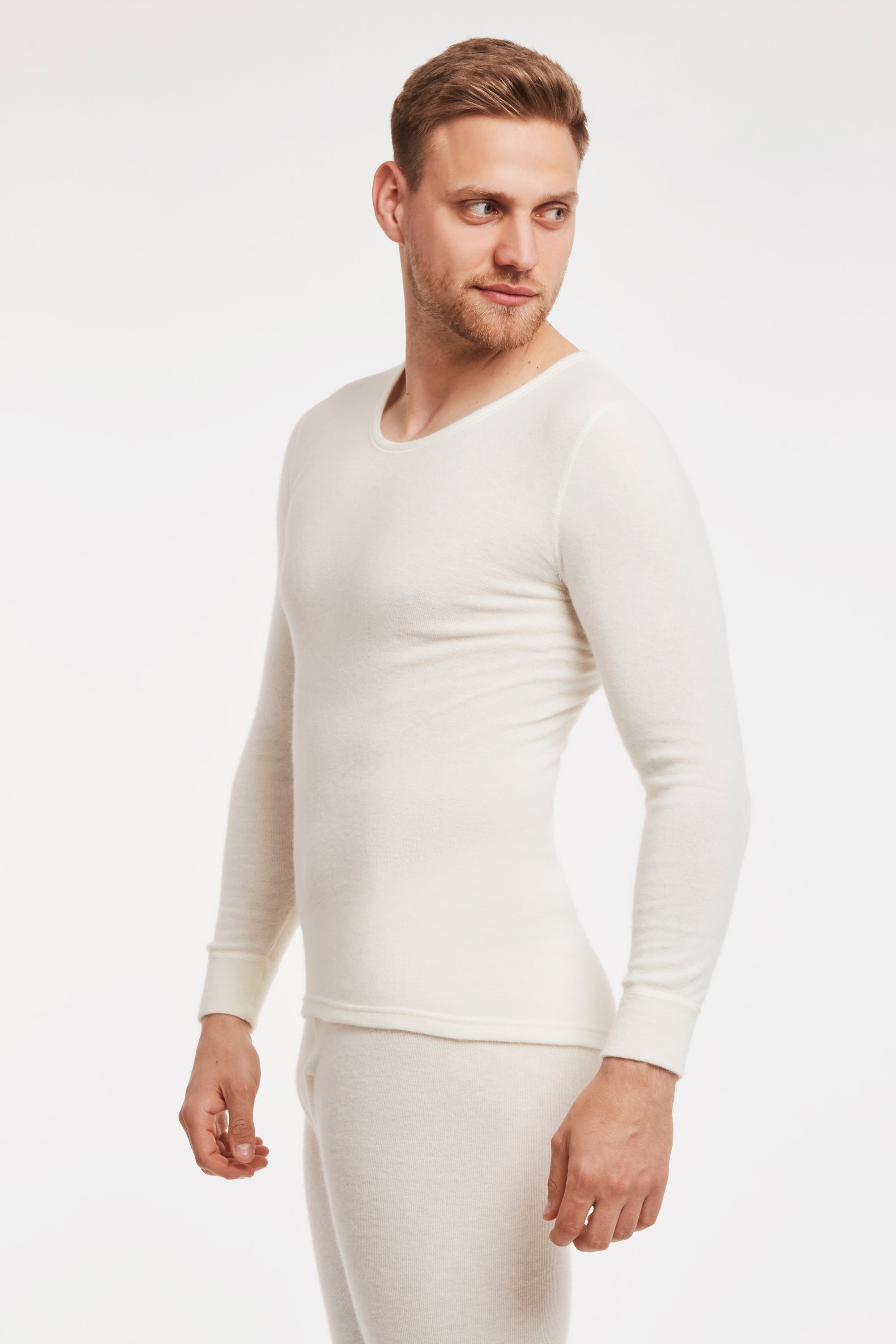 Herren Langarm-Shirt Angora 20 für Komfort und Kälteschutz.
