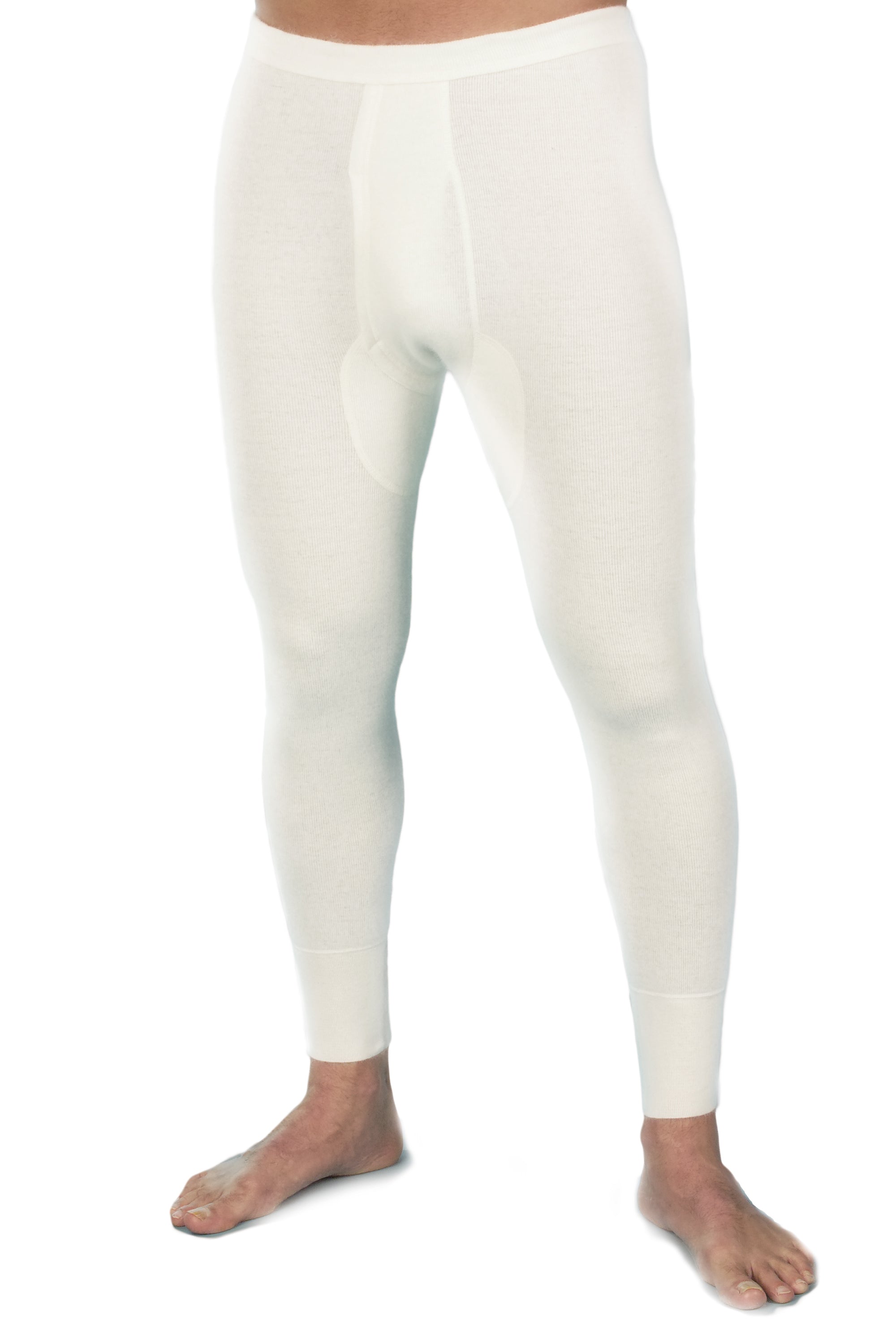 Herren Hose lang mit Eingriff - Angora 50, optimal für Winter.