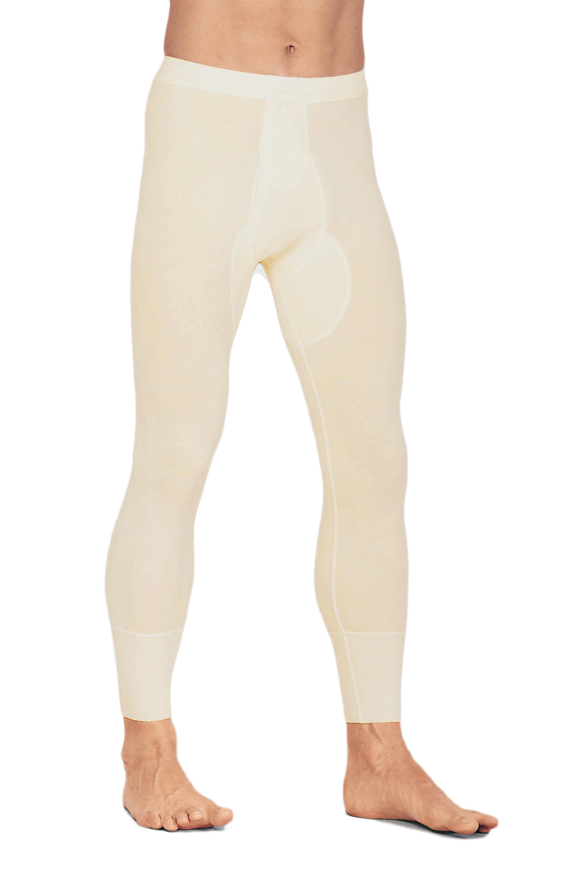 Herren Hose lang mit Eingriff - Angora 50, kuschelig, wärmend.